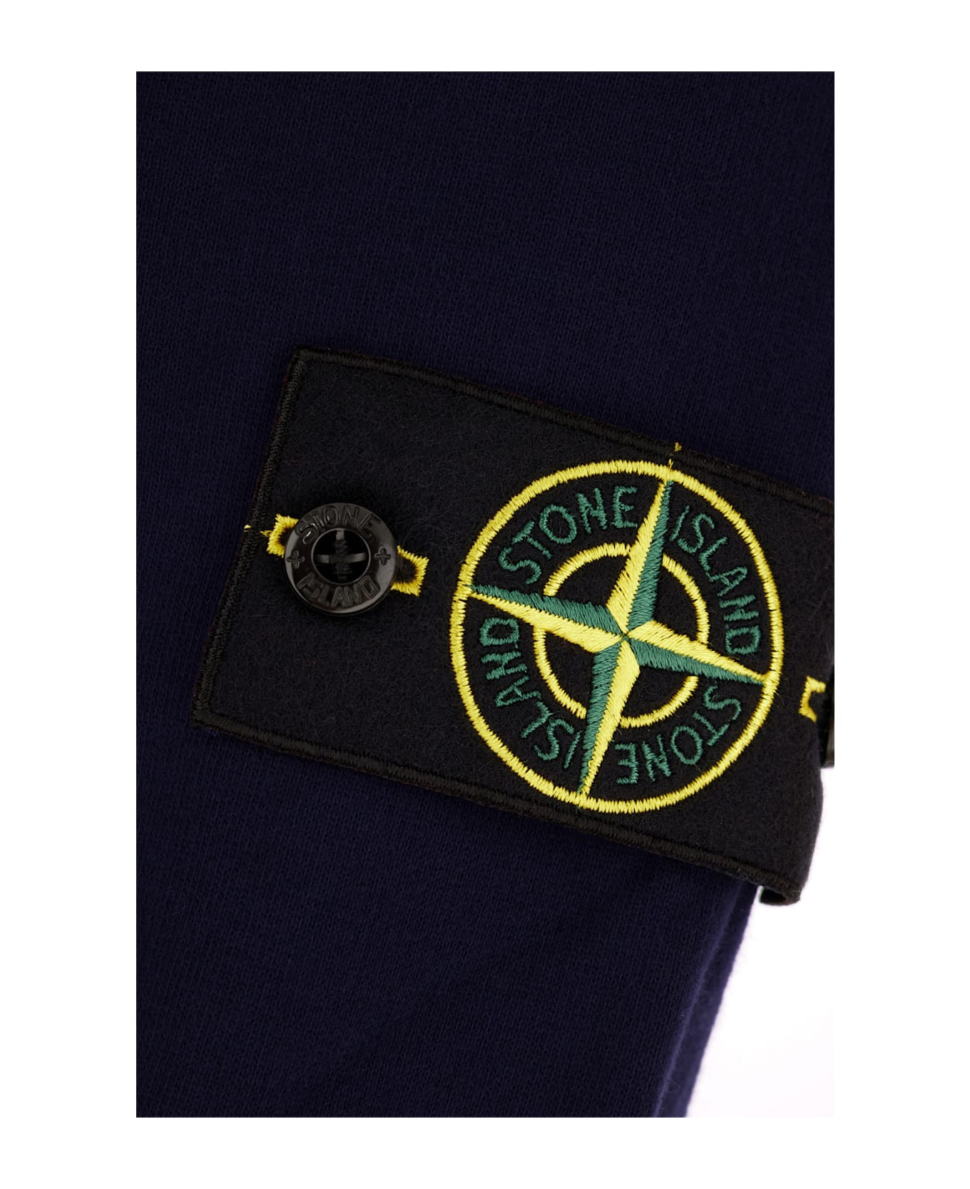 Navy Blue Cotton Sweatshirt - 3