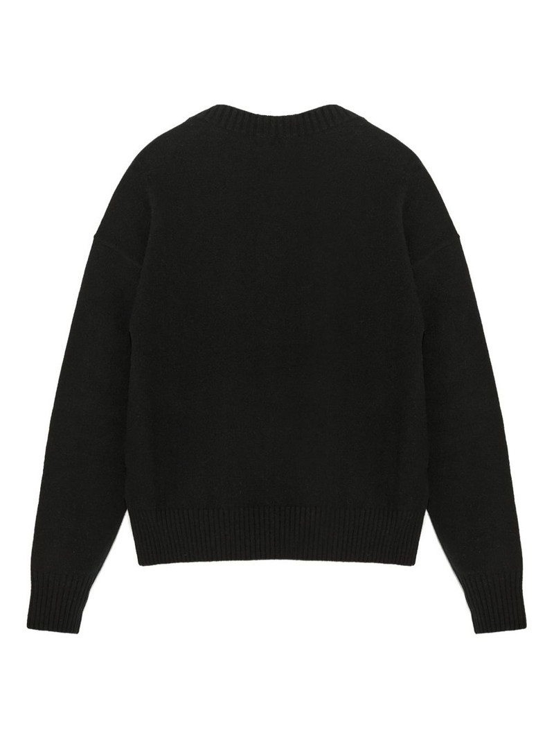 wool crew-neck sweater 5