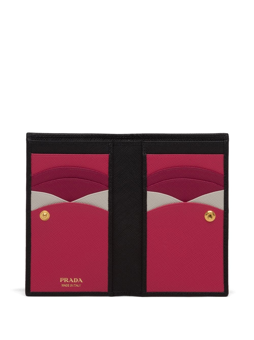 logo-plaque folding wallet - 3