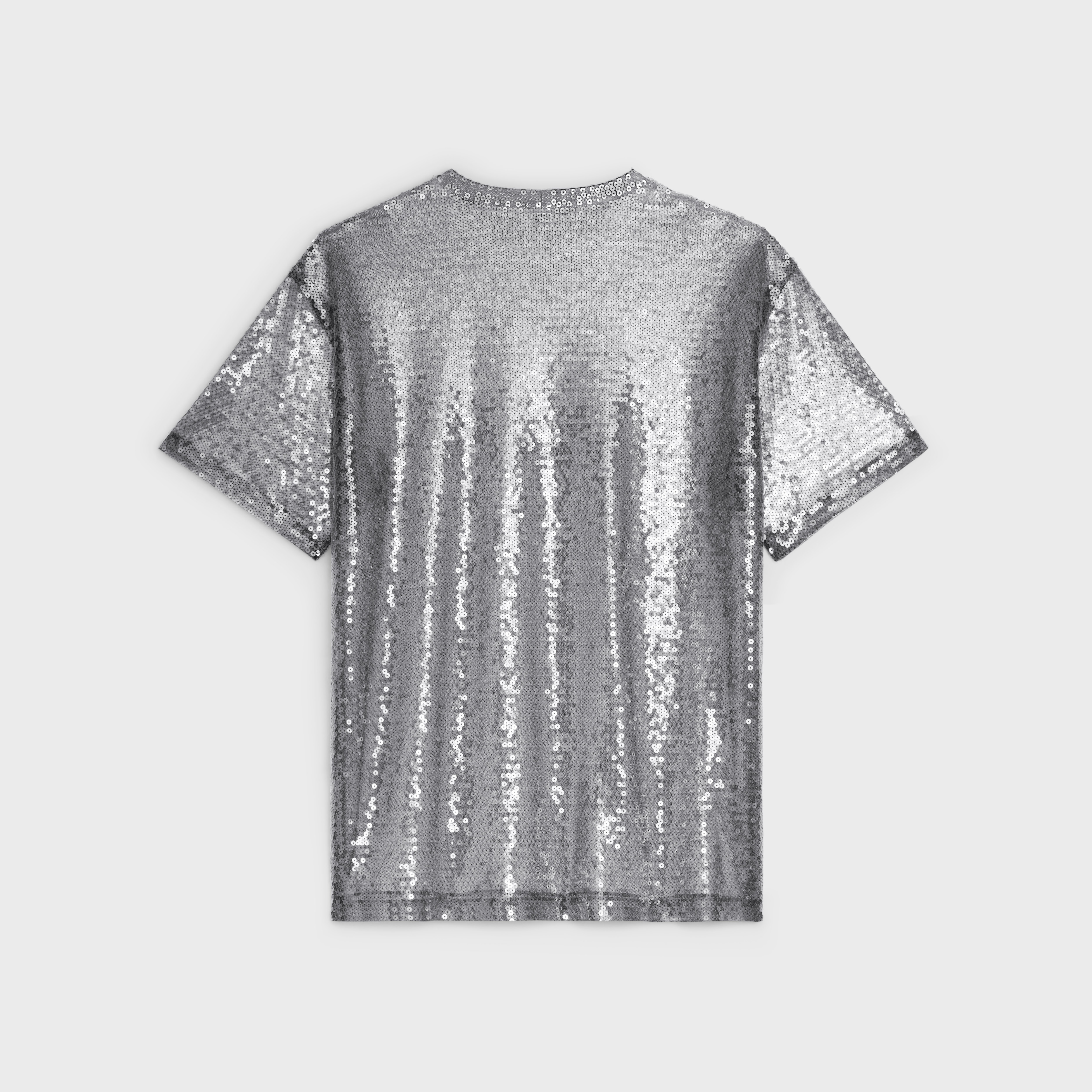 EMBROIDERED LOOSE T-SHIRT IN TULLE - 2