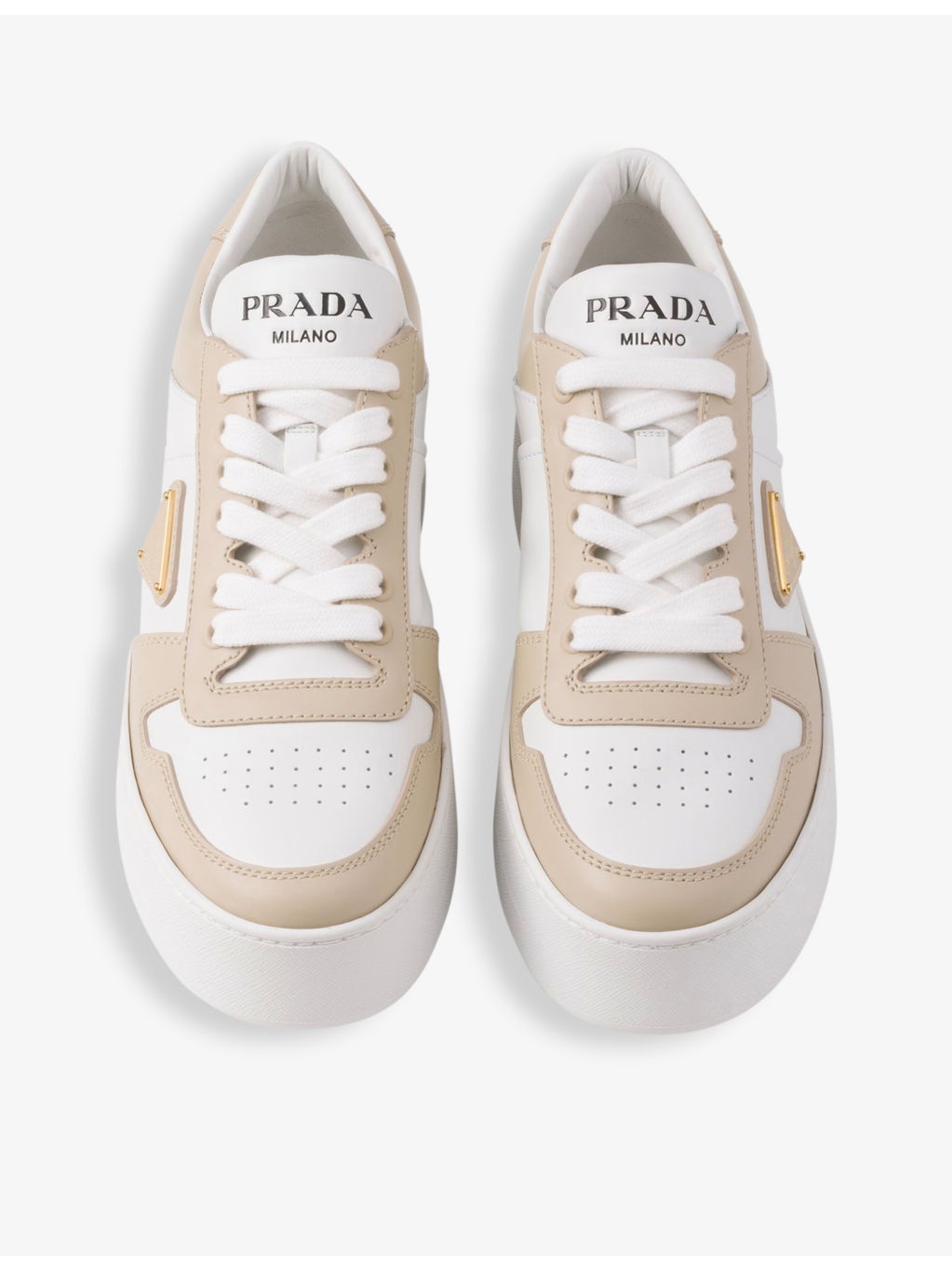 Downtown Bold platform-sole leather trainers - 2