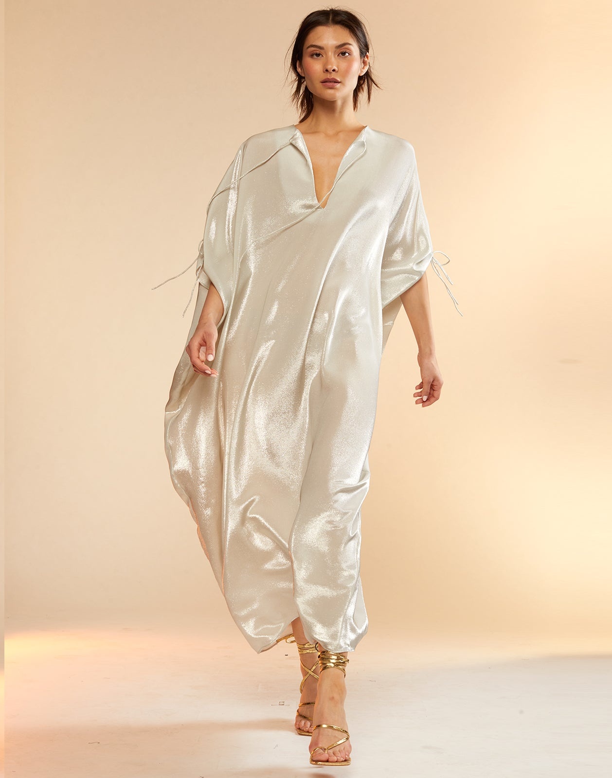 Silk Lame Kaftan - 8