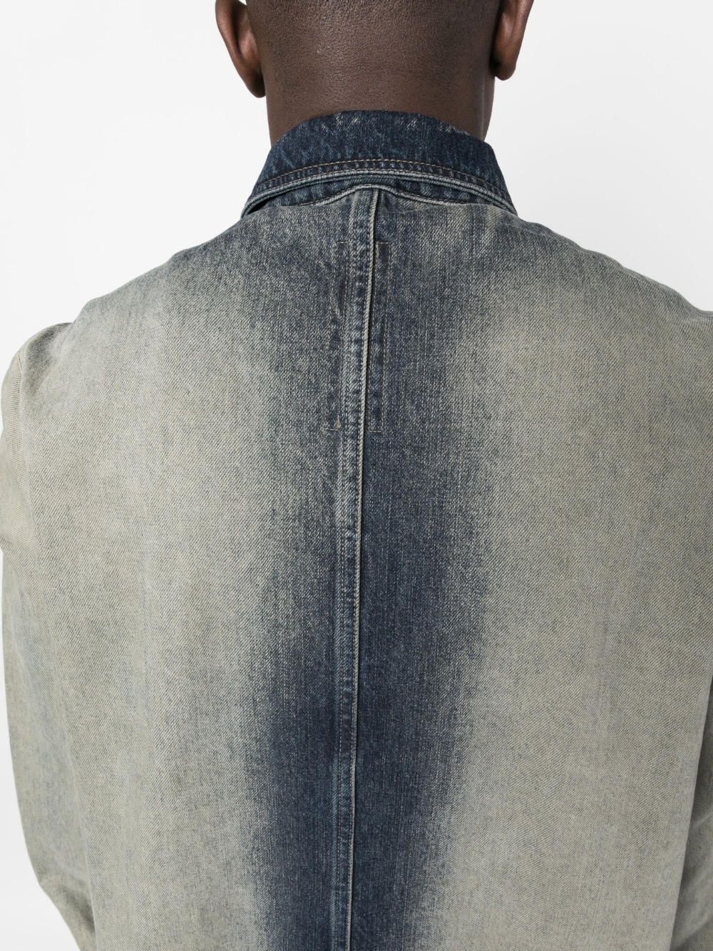 long-sleeve denim jacket - 5