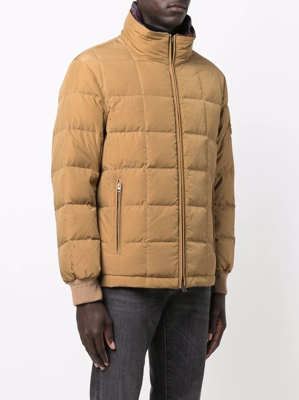 quilted down jacket - 3