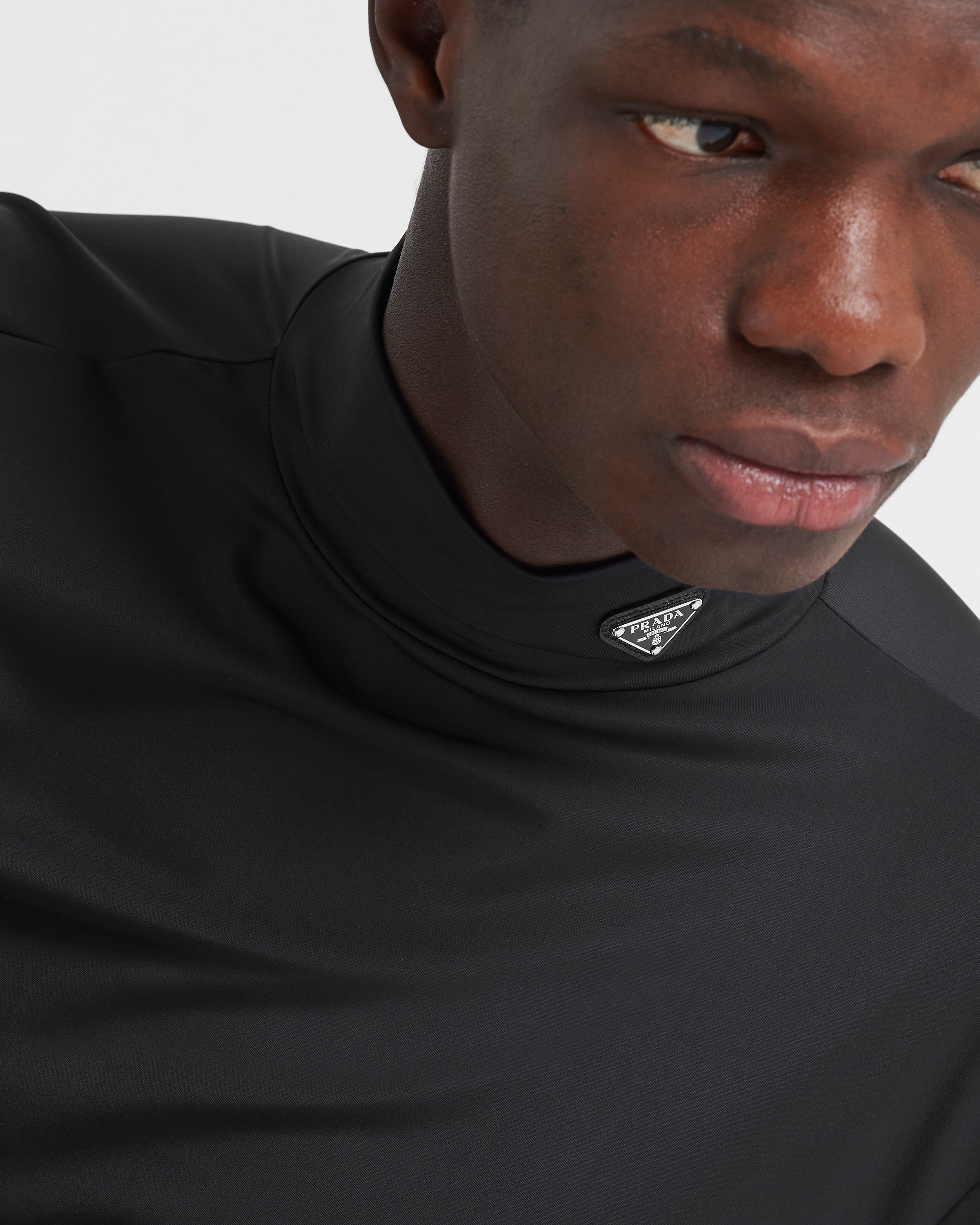 Stretch cotton turtleneck - 3