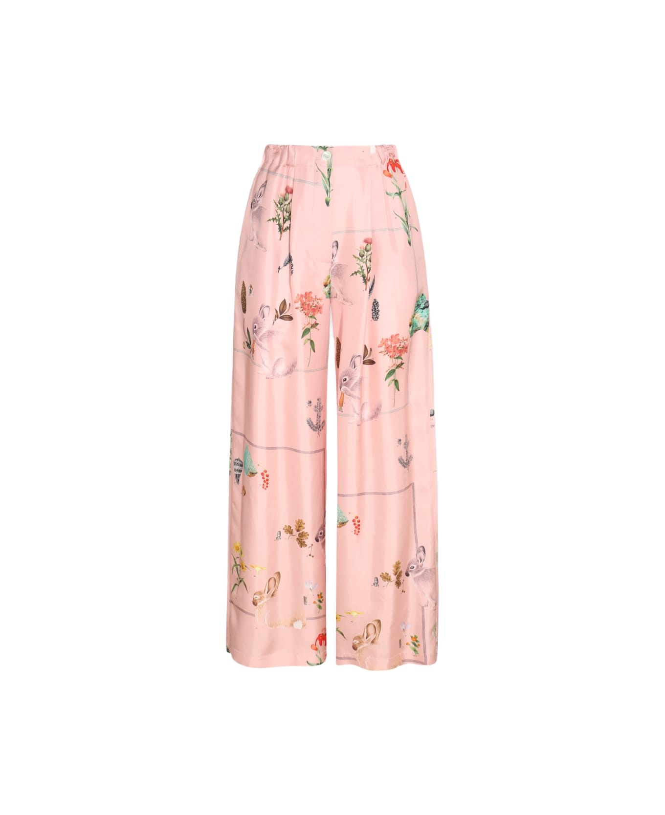 パンツ LANVIN Woman Pants Pink RWTRY0075611P23 50 Straight Fit Pants | Lanvin