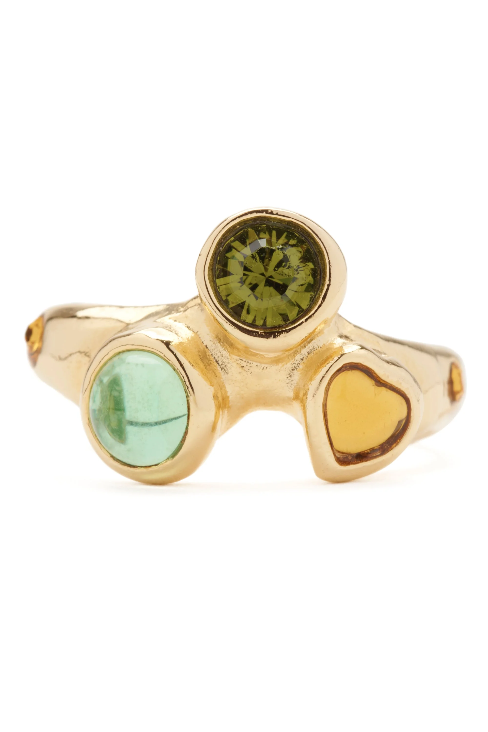 GOLD OLIVE FLORENCE RING - 1
