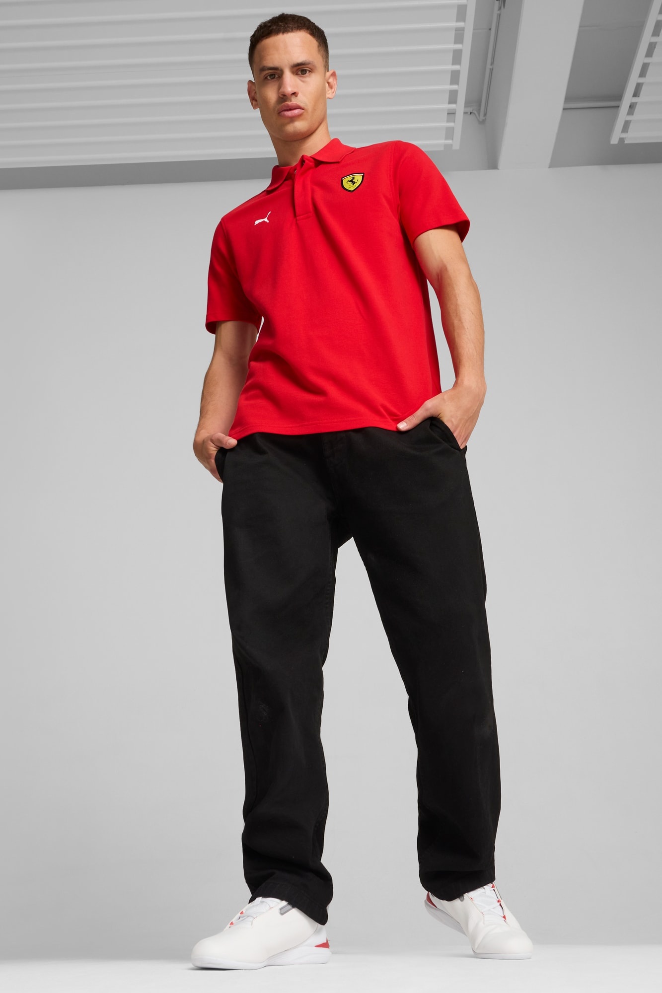 Scuderia Ferrari Race Men's Graphic Polo - 5