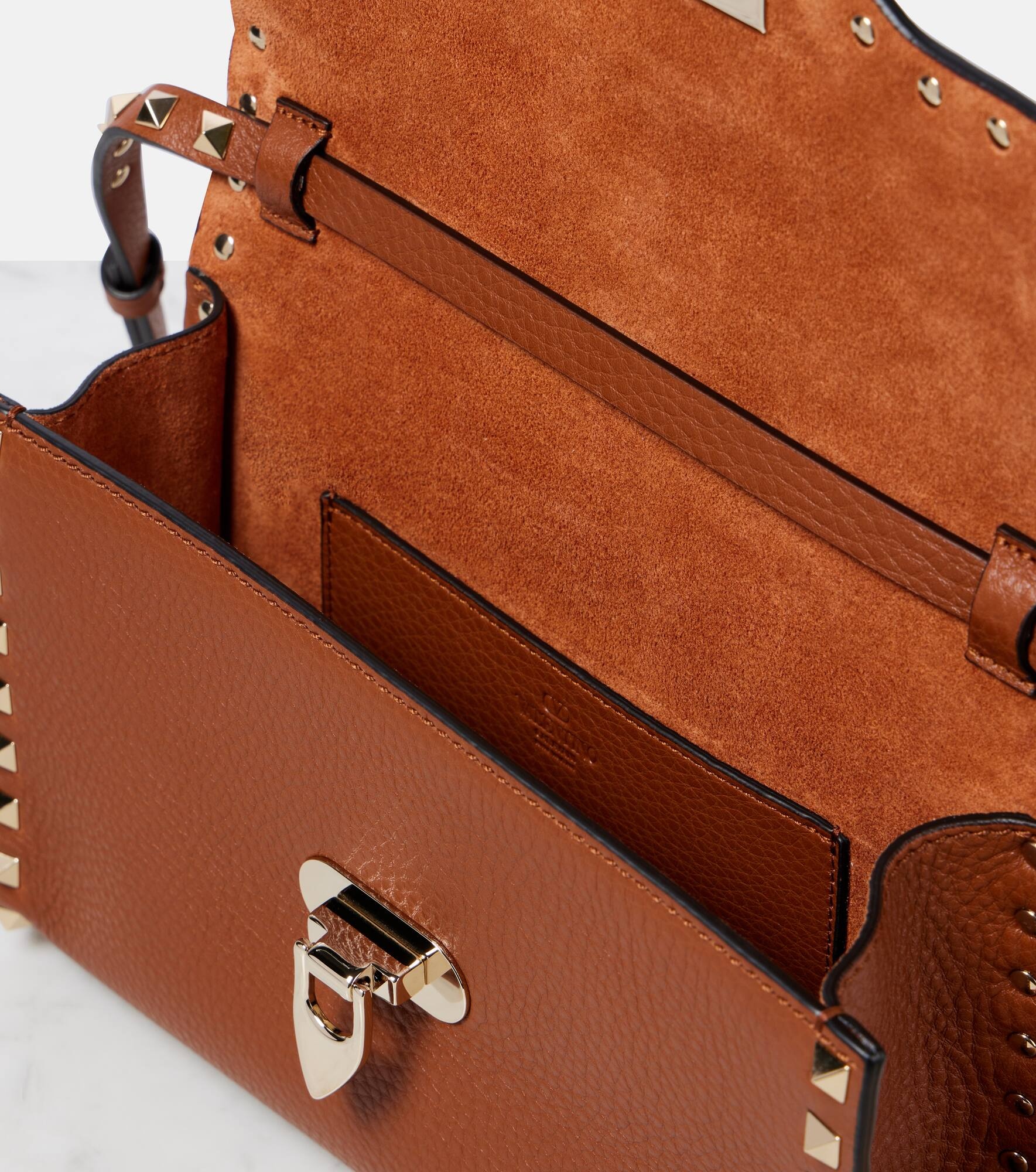 Rockstud Small leather crossbody bag - 3