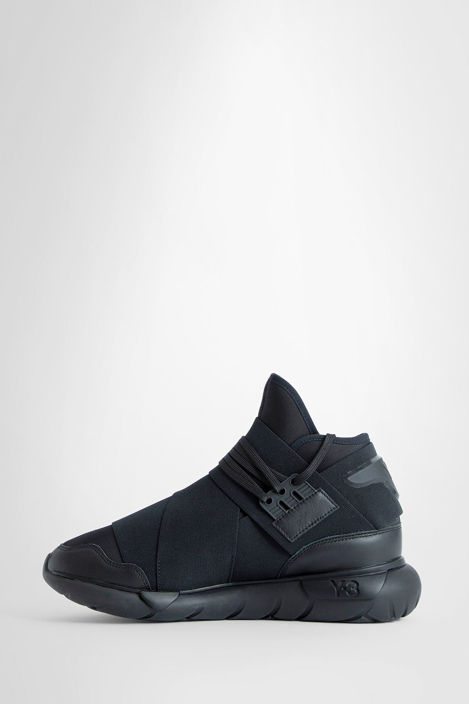 Y-3 UNISEX BLACK SNEAKERS - 4