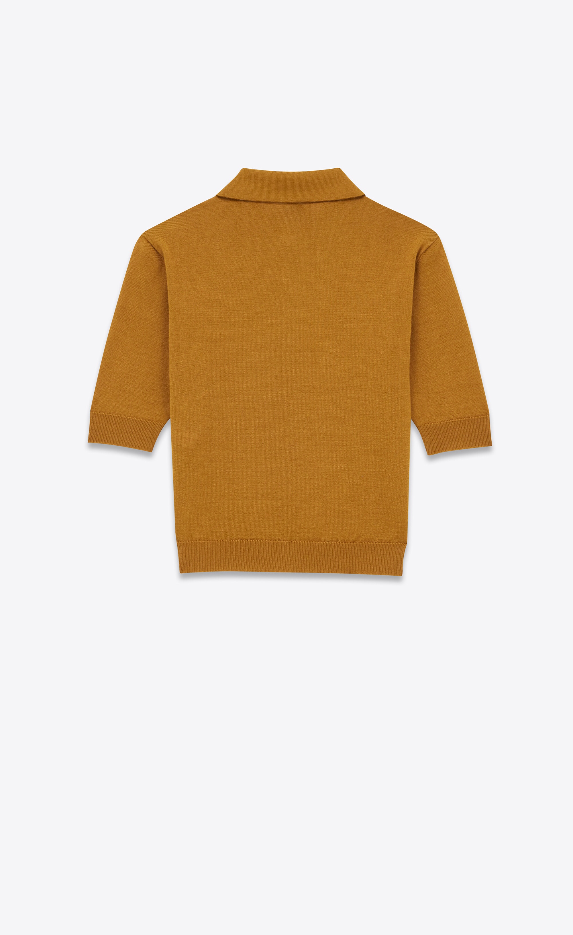 cassandre polo shirt in cashmere, wool, and silk - 2