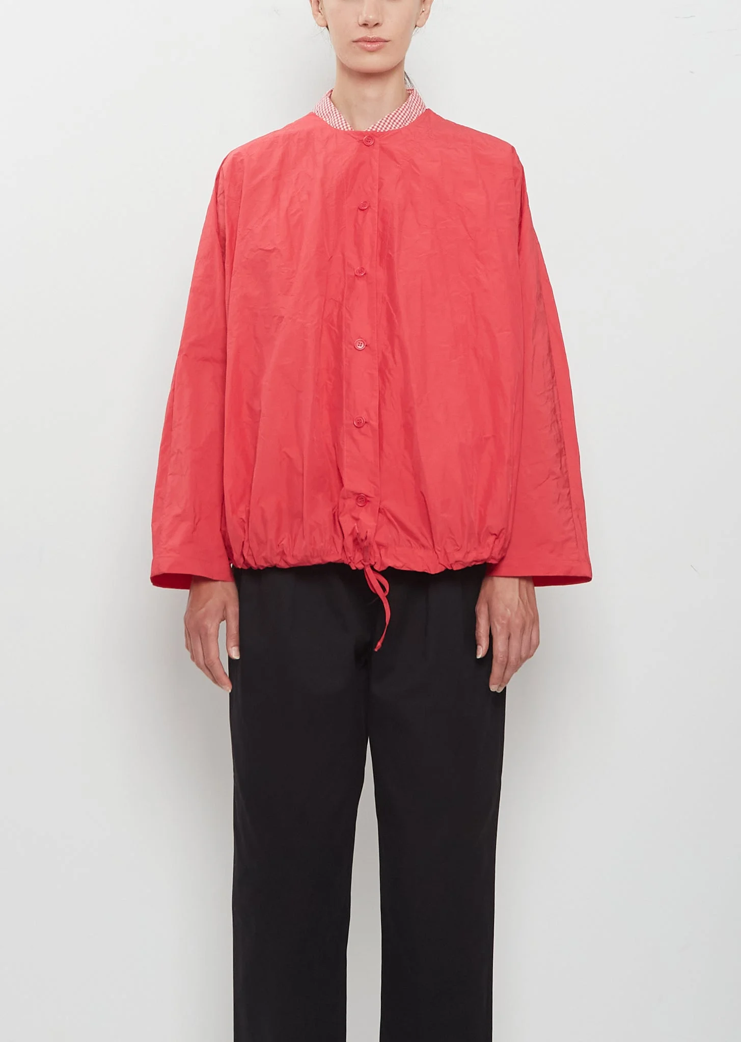 Taffeta Hooded Jacket - 1