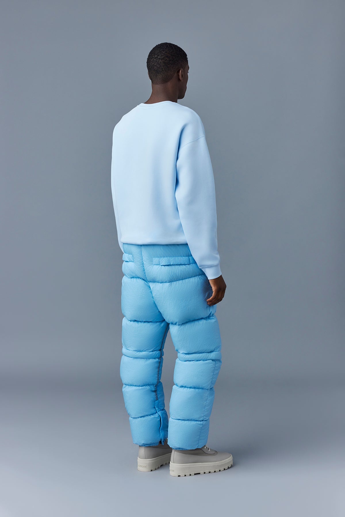ADORJAN-LC Down Pants with soft crinkled finish - 4