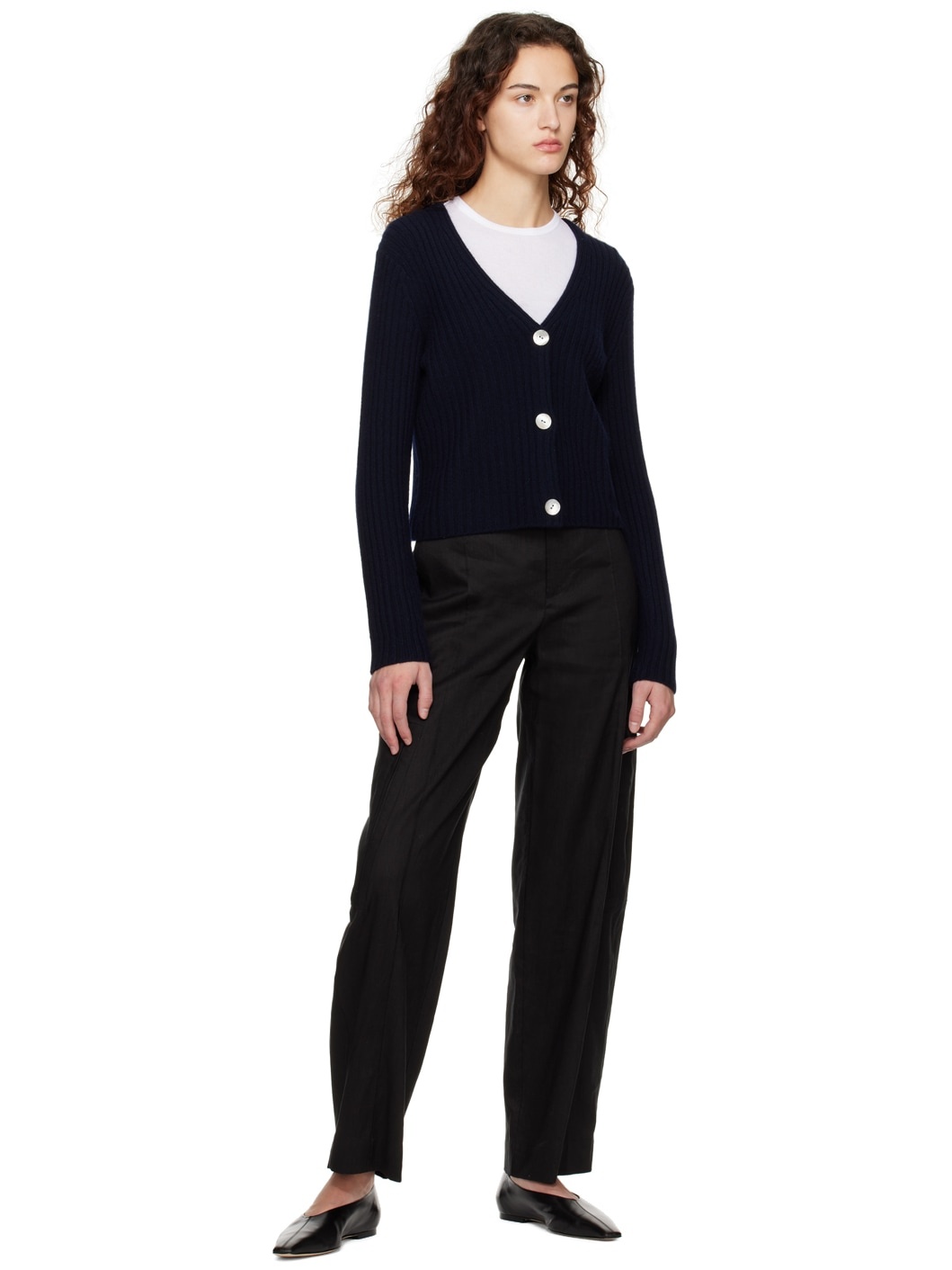 Black Tailored Utility Trousers - 4