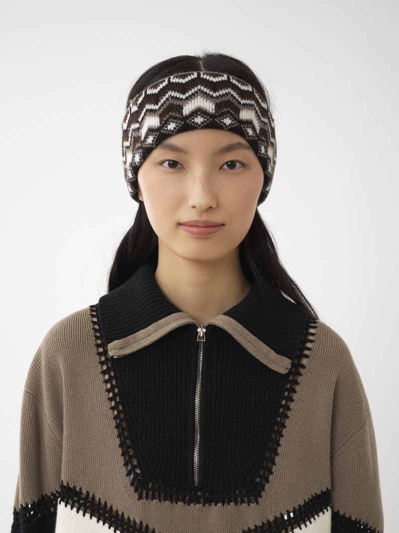 Chloé FAIR ISLE HEADBAND outlook