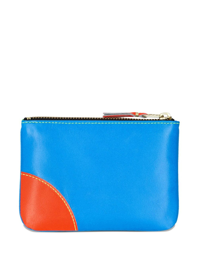 Comme Des Garçons Super Fluo zip wallet outlook