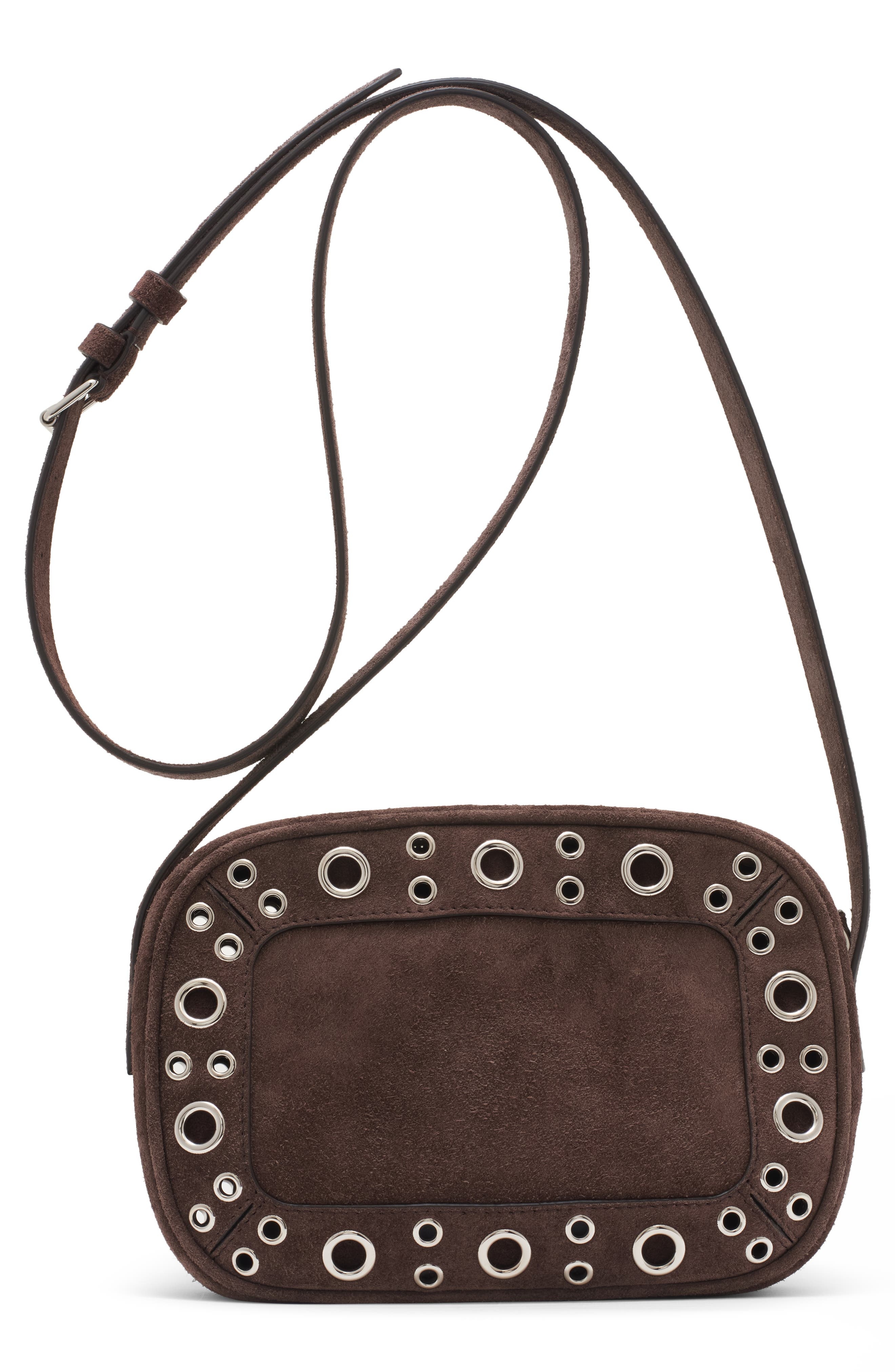Valentino Garavani Nellcôte Leather Crossbody Bag in Multicolor/Testa Di Moro at Nordstrom - 3