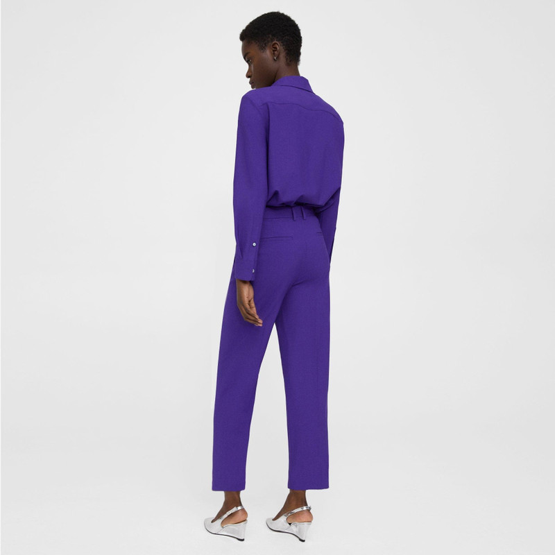 High-Waist Straight-Leg Pant in Good Wool 5
