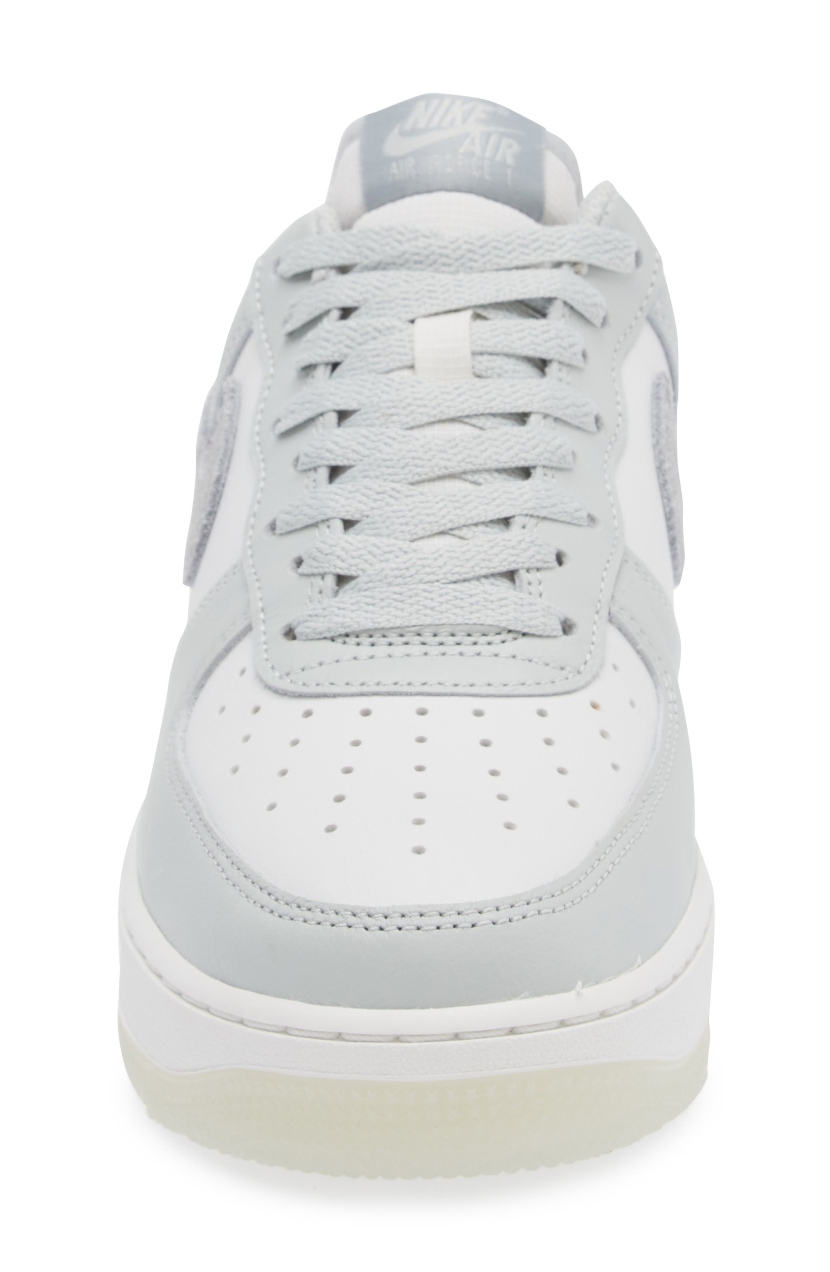 Nike Air Force 1 '07 Sneaker in Silver/Light Pumice/White at Nordstrom - 4