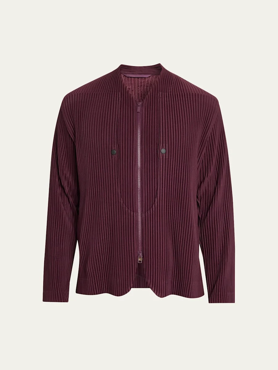 Men's Quarry Pleated Full-Zip Jacket - 1