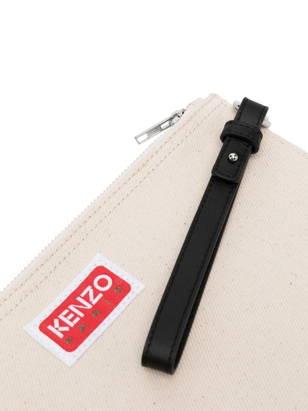 Kenzo Target canvas clutch bag - 4