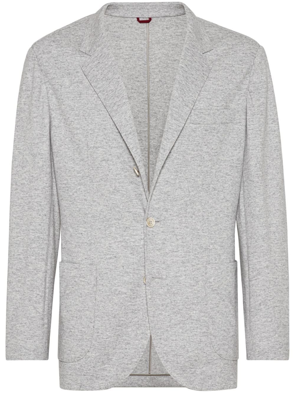 Wool single-breasted jacket - 1