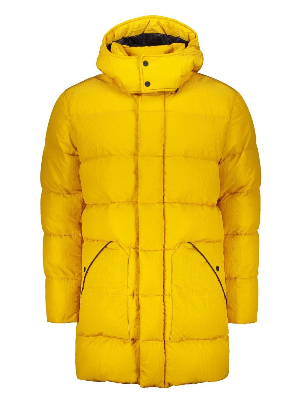 hooded padded coat - 1