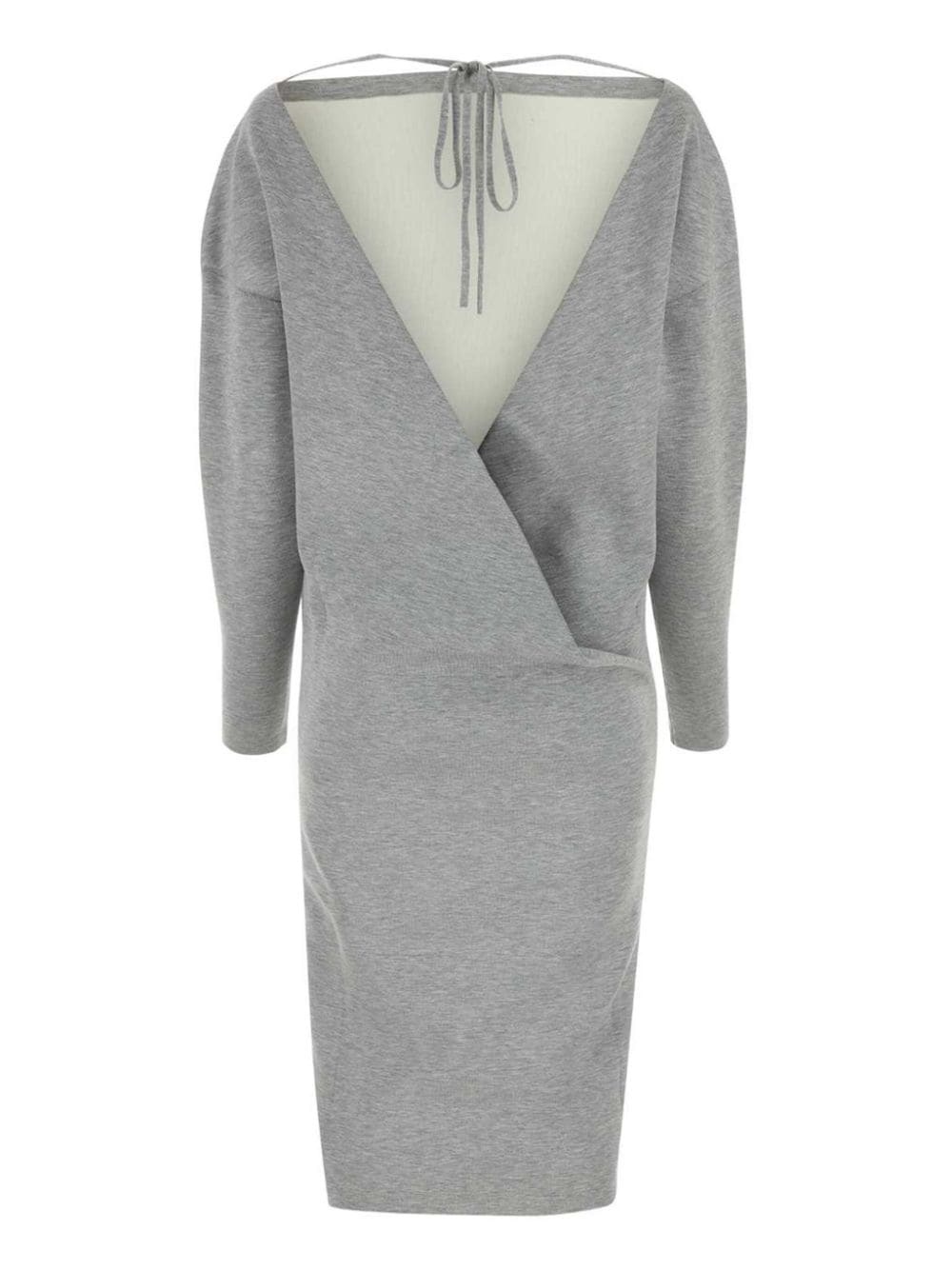 wool-blend dress - 2