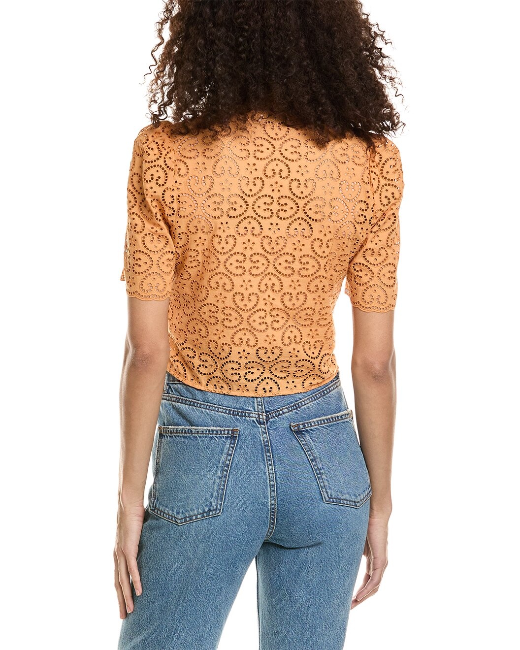 Sandro Eyelet Top - 2