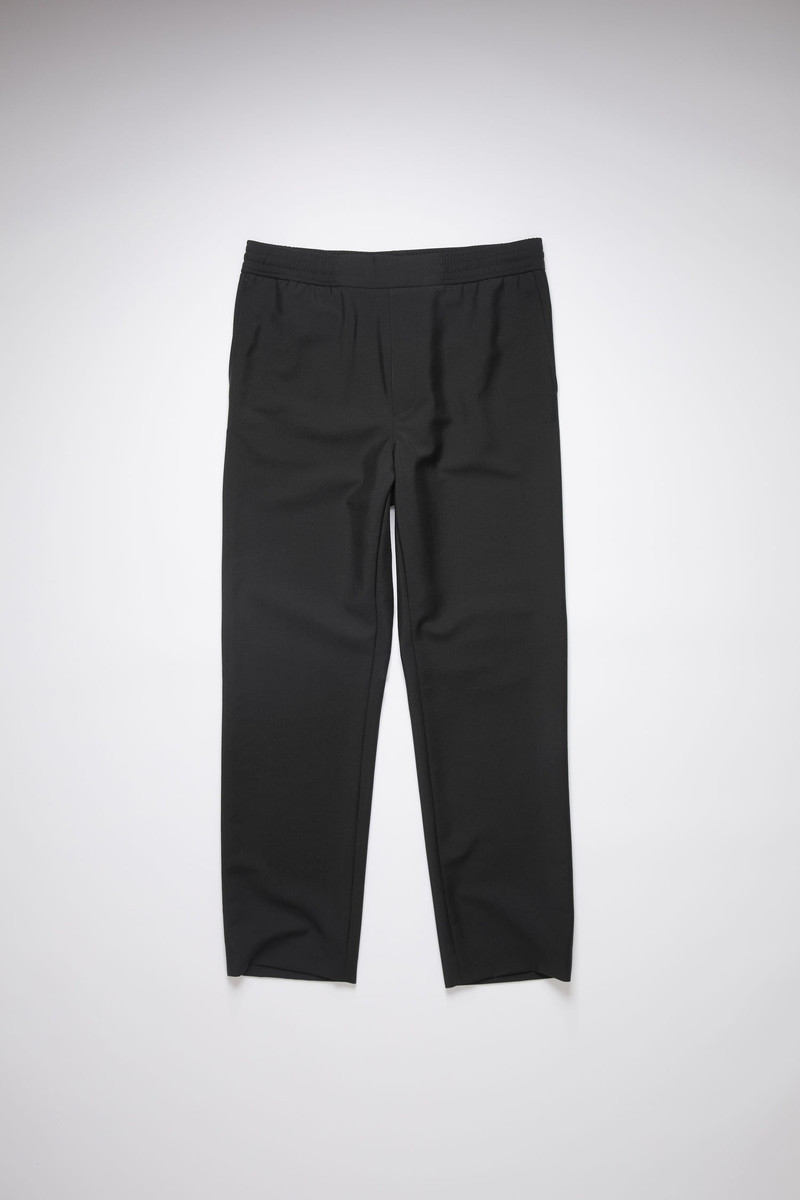 Mohair-blend trousers - Black 4