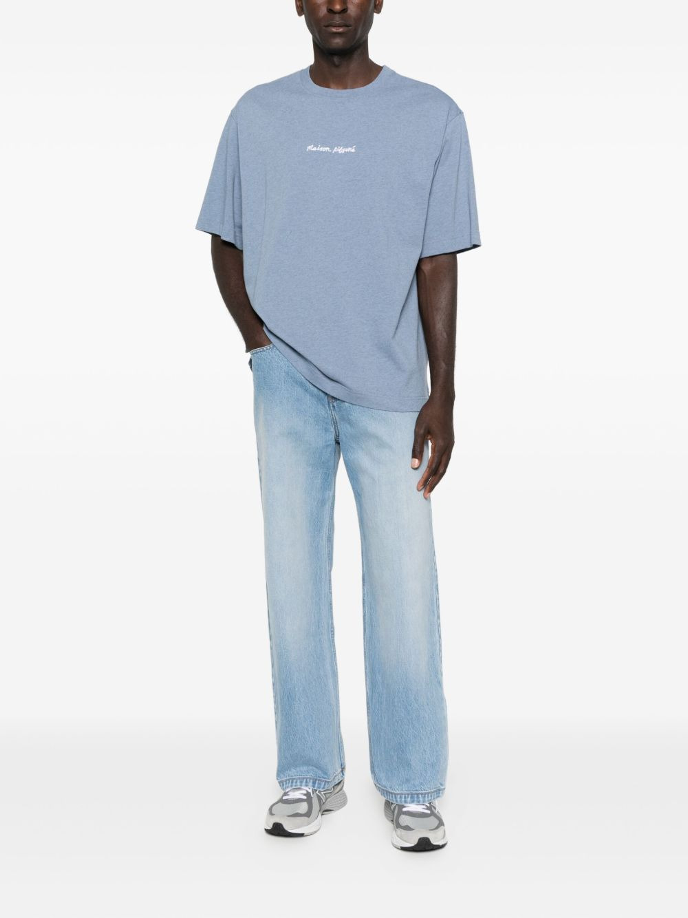 embroidered-logo cotton T-shirt - 2
