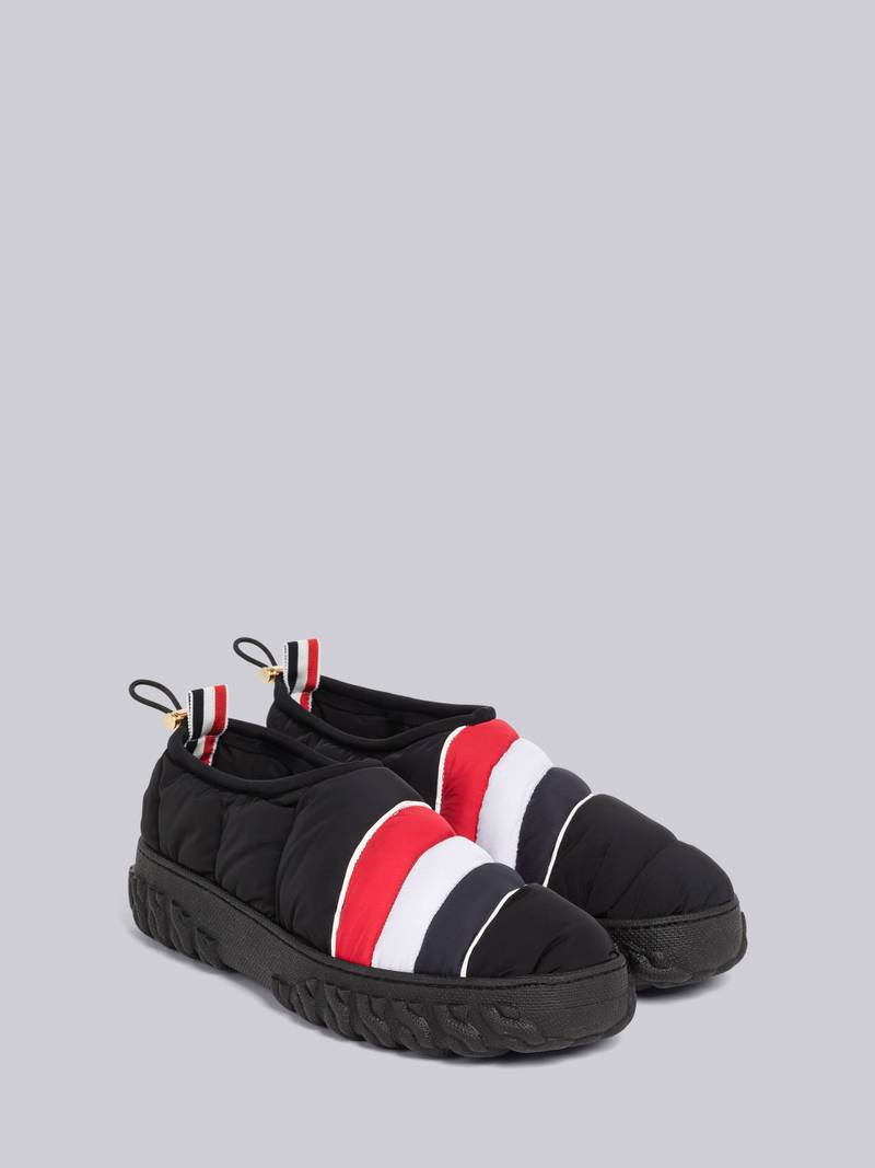 Poly Twill Cable Knit Sole Warm Up Shoe 3