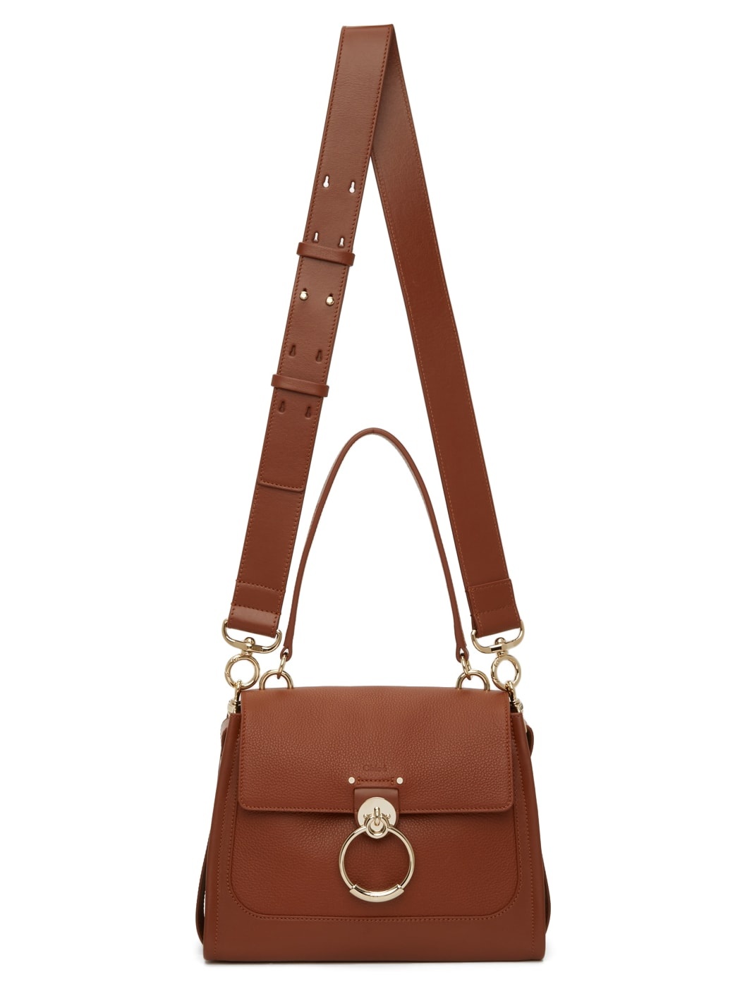 Brown Small Tess Day Bag - 4