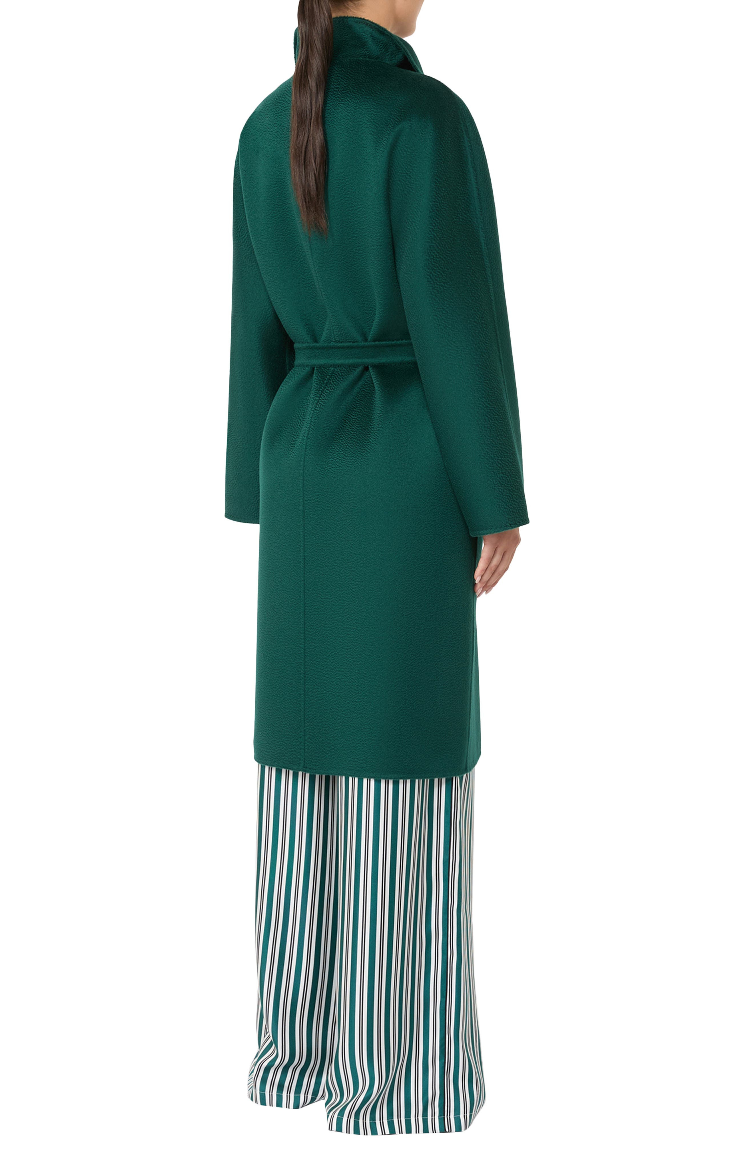 Max Mara Lilia Cashmere Jacket in Dark Green at Nordstrom - 2