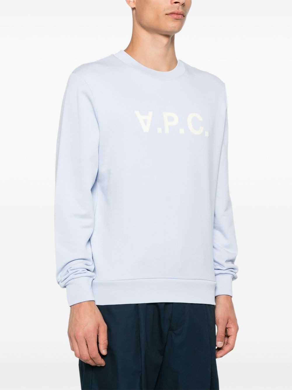 logo-print crew-neck sweatshirt - 3
