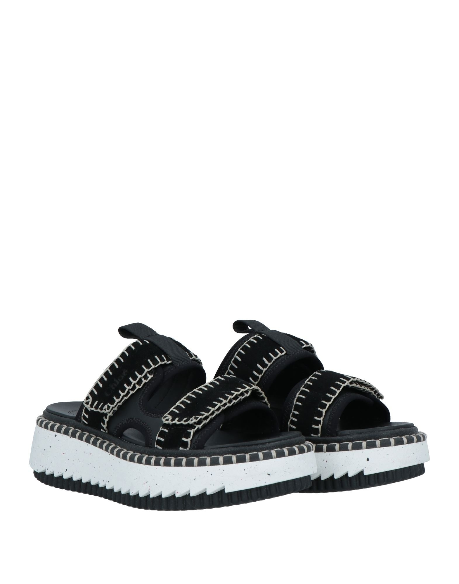 Black Women's Sandals - 2