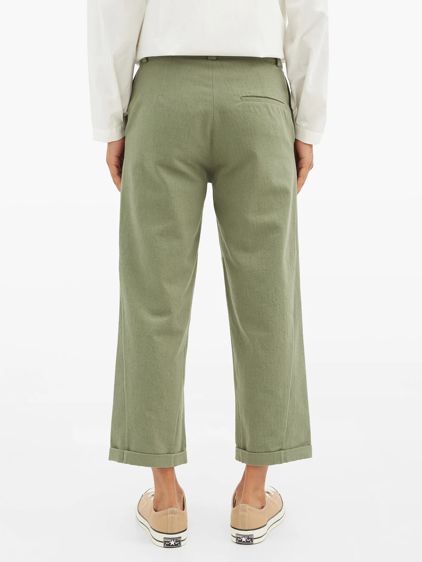 The Bricklayer cotton-blend cropped trousers - 5