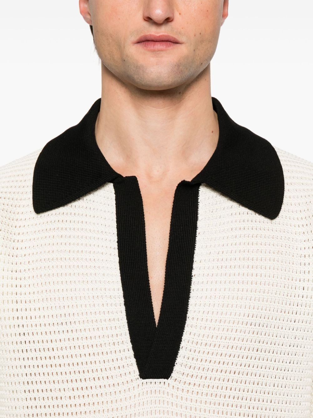 open-knit sweater - 4