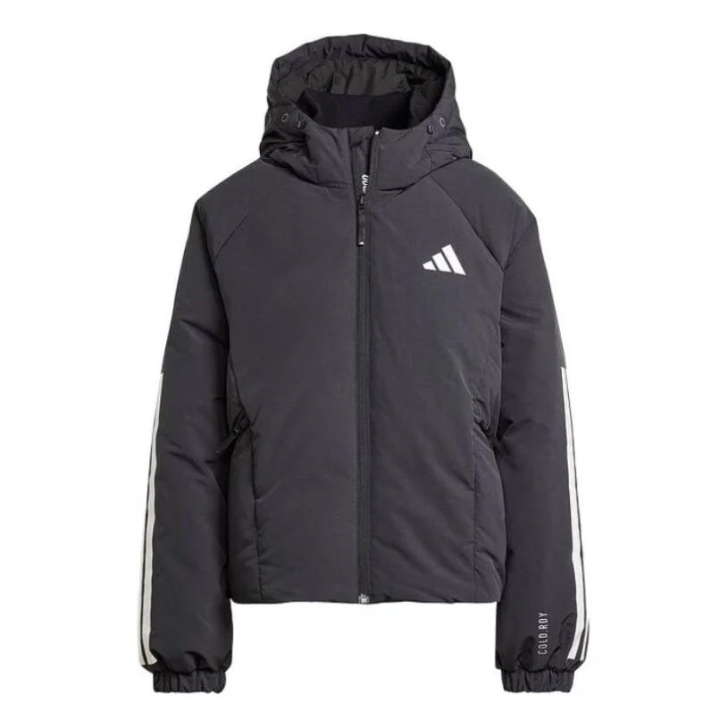 (WMNS) adidas Puffy Down Jacket 'Black' JG3866 - 1