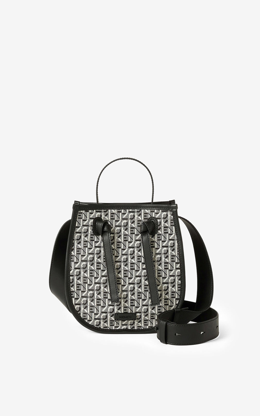 Courier jacquard bucket bag - 1