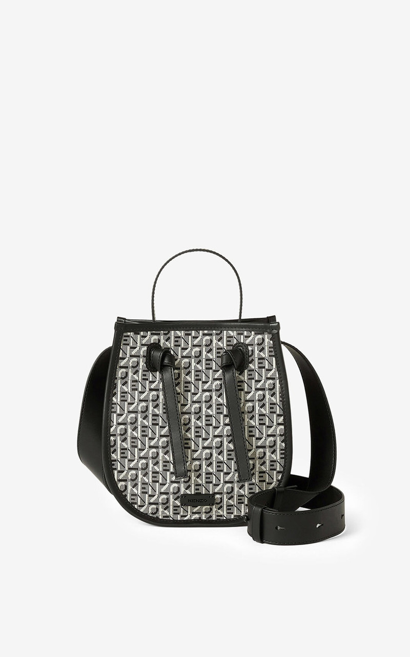 Courier jacquard bucket bag 1