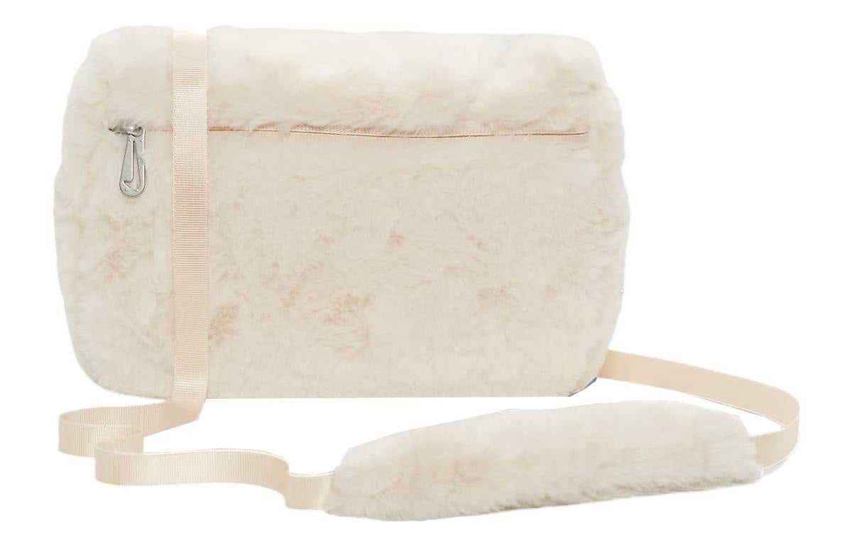 Nike Sportswear Futura 365 Faux Fur Crossbody Bag 1L 'Guava Ice Black' FB3048-838 - 3