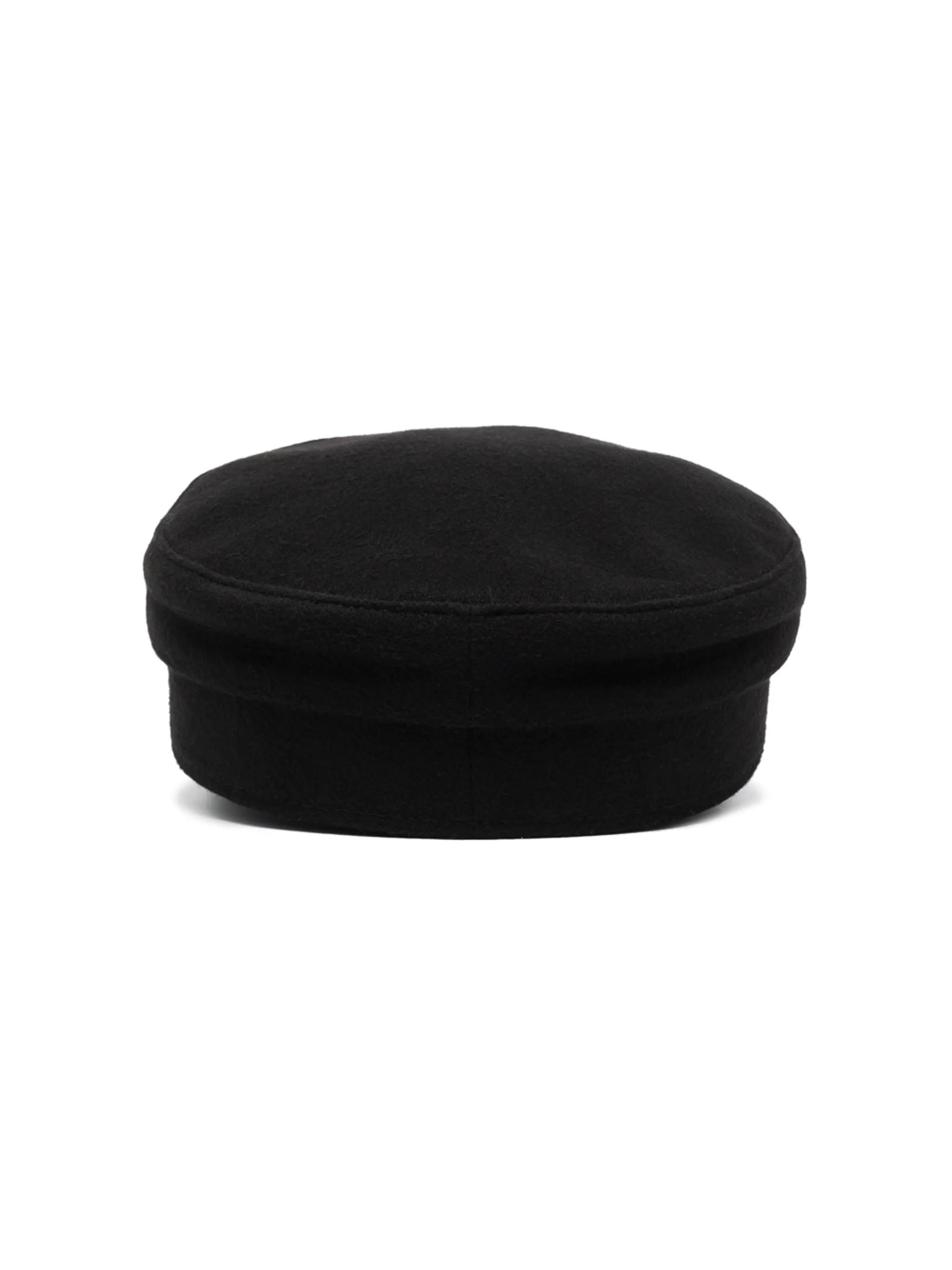 crystal-embellished logo baker boy cap - 4