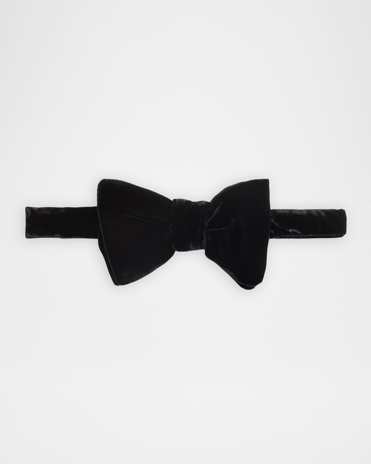 Men's Pre-Tied Velvet Bow Tie - 1