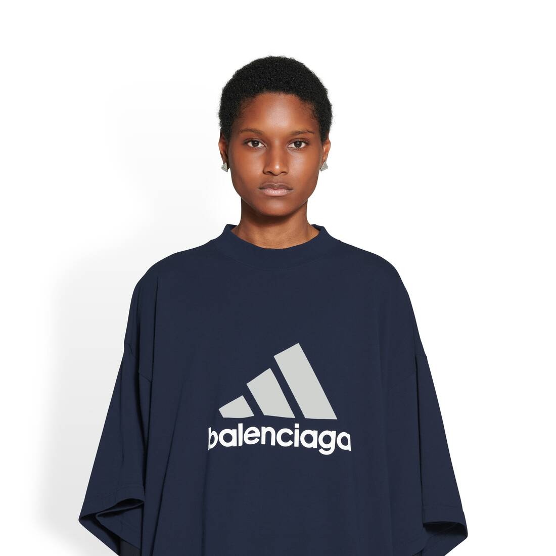 Balenciaga / Adidas Earrings in Silver - 5