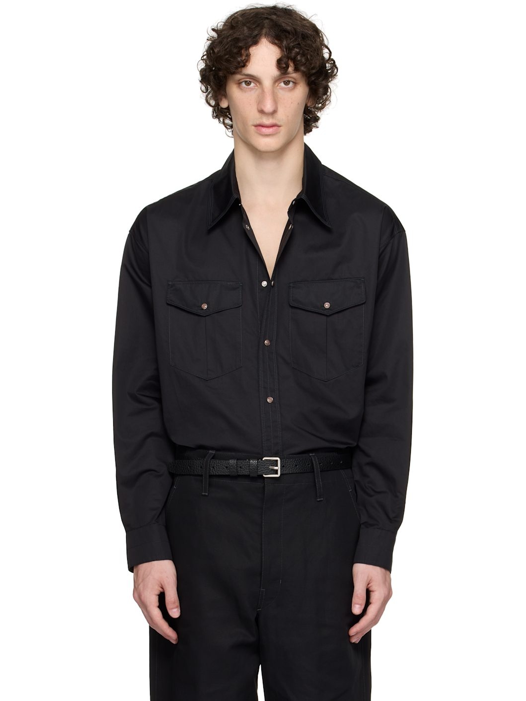 Black Western Shirt - 1