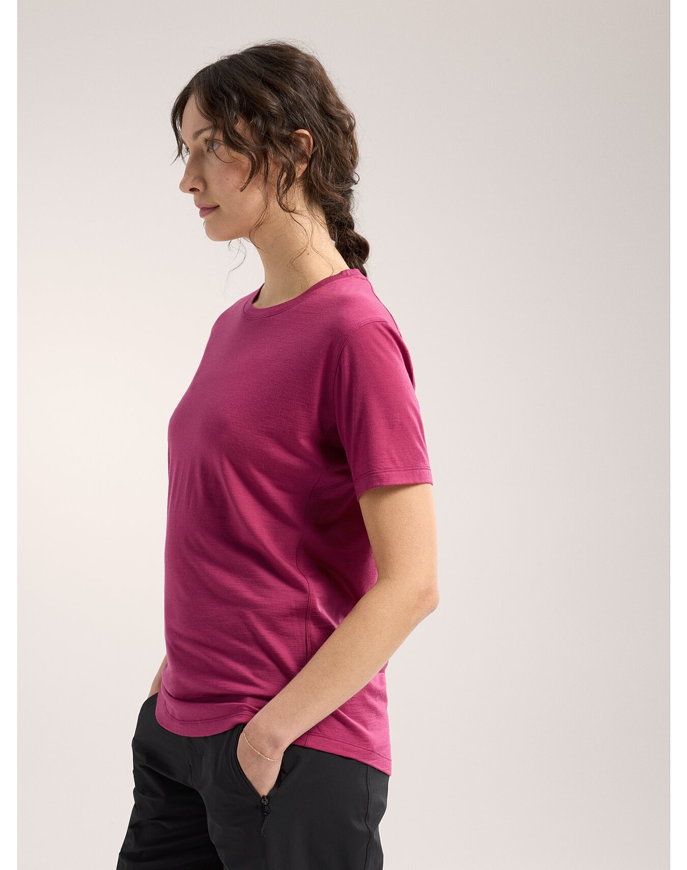 Lana Merino Wool Crew Neck Shirt SS - 6