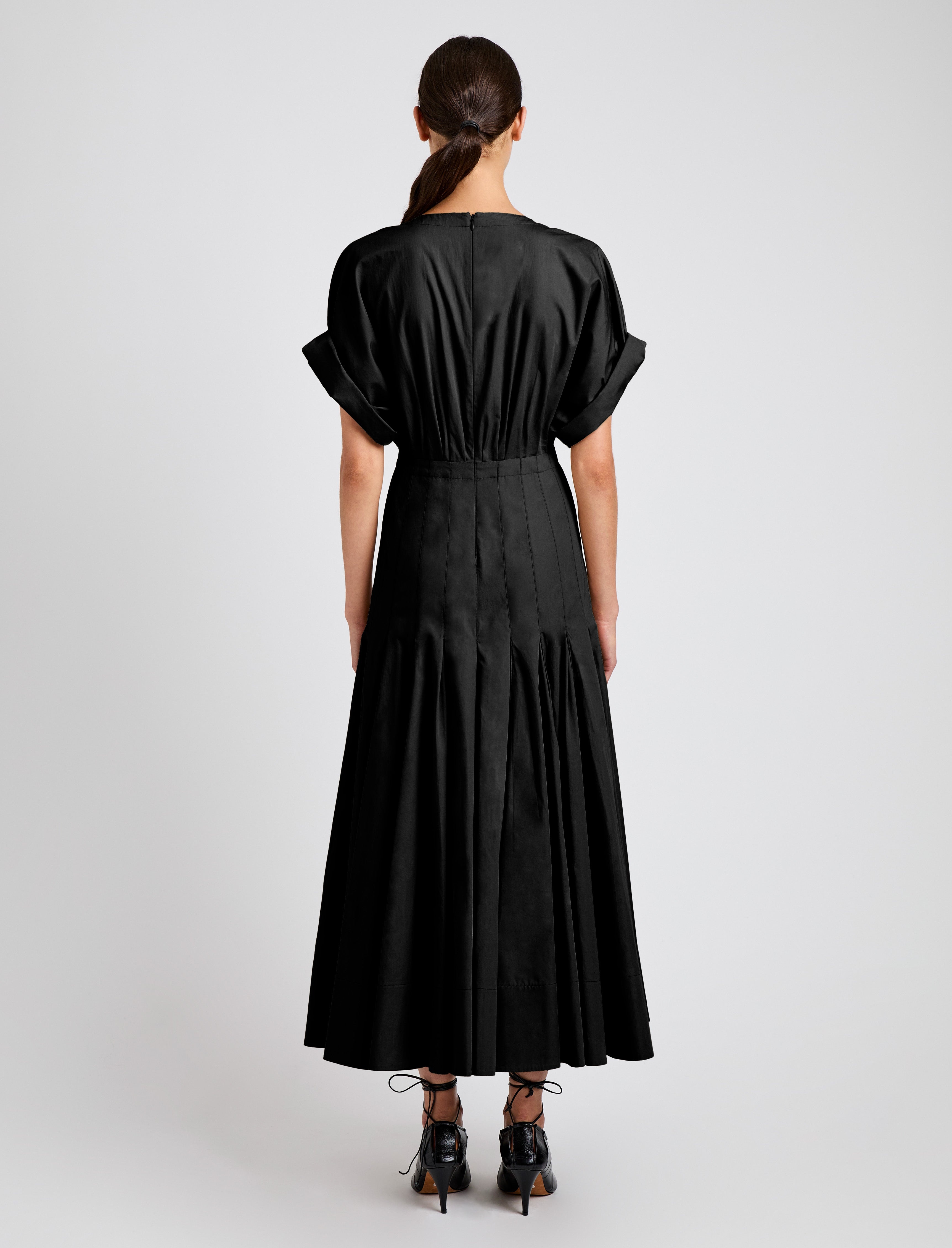 Ciara Dress in Eco Compact Poplin - 4