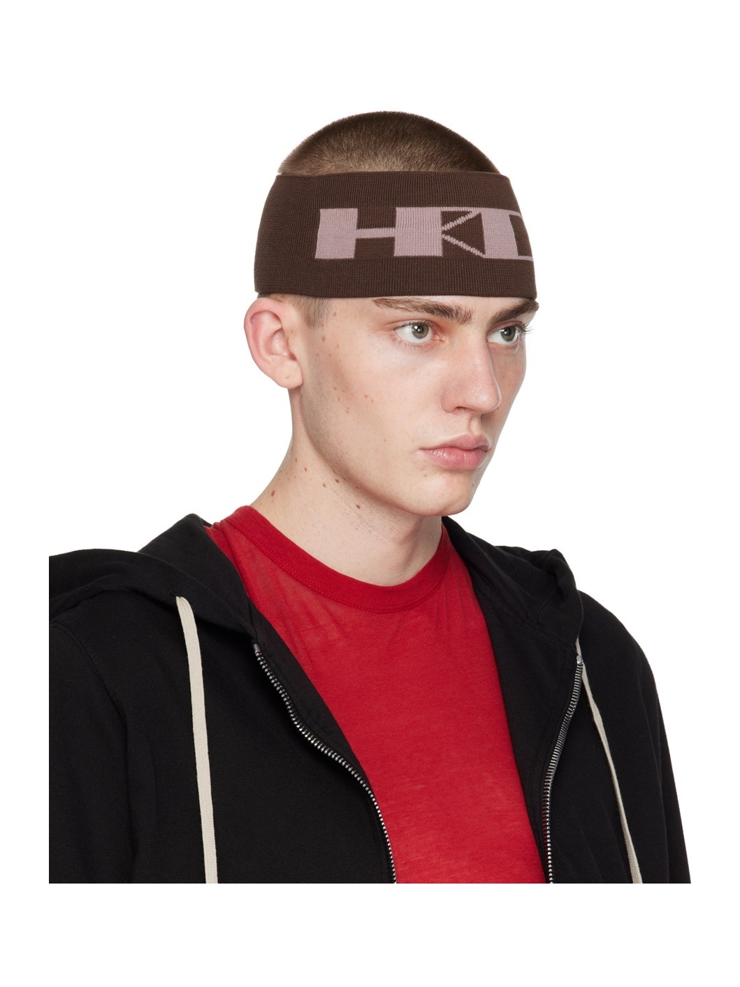 Brown 'HRDR' Headband - 2