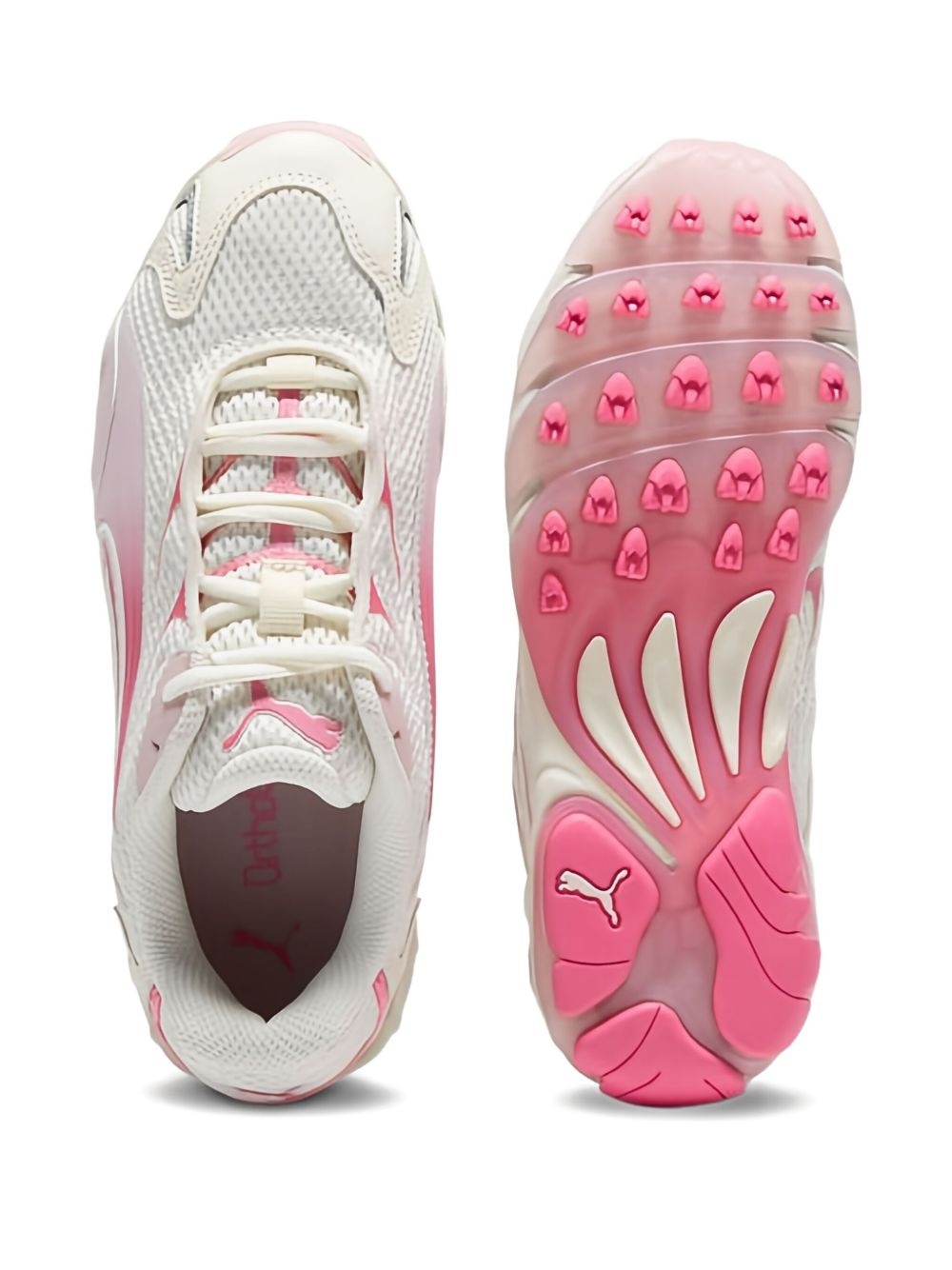 Inhale "Warm White/Magic Rose" sneakers - 3